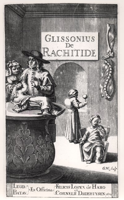 Francis Glisson (1597-1677) udgivet i Leiden, 1671 af Dutch School
