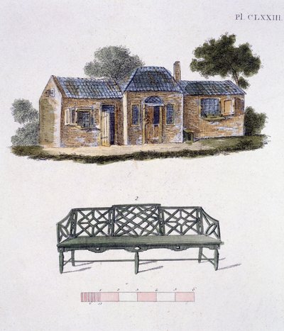 Illustration fra Magazine of Garden Gems af G Van Laar, 1802 af Dutch School
