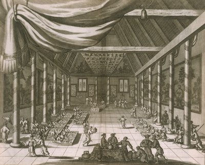 Kejserpaladset, Peking, 1670 af Dutch School