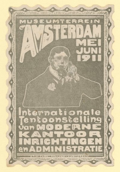 International udstilling af moderne kontorudstyr, Museumsområde, Amsterdam, 1911 af Dutch School