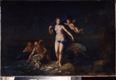""Venus fødsel"" (Venus fødsel) Anonymt hollandsk skolemaleri fra det 18. århundrede 1729 Statens Friluftsmuseum Palace Gatchina, Sankt Petersborg, Rusland af Dutch School