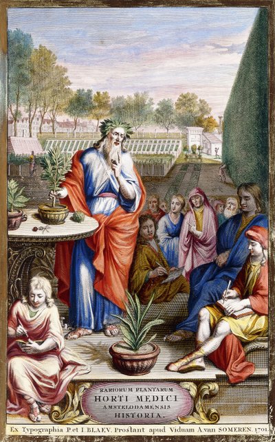 Latinsk titelblad af Dutch School