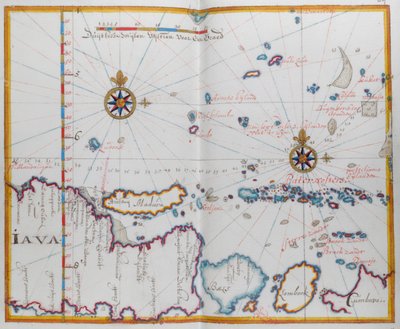 Kort over Java-øerne; Madura; Bali og andre øer. af Dutch School