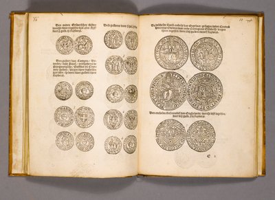 Pengebog med indgraveringer af engelske mønter (bog) af Dutch School