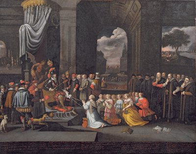 Forfølgelse af hertugen af Alba i 1568 af Dutch School