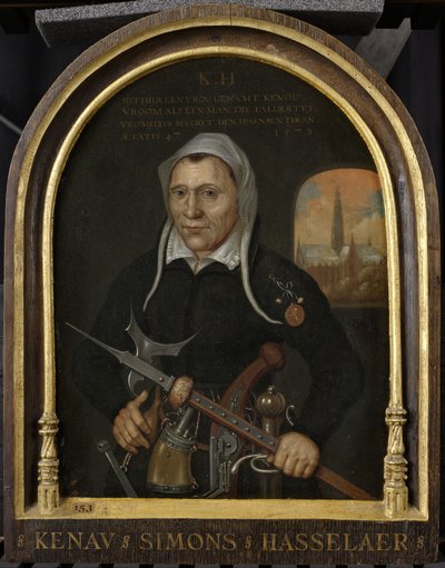 Plankenau Simonsdr Hasselaer, c.1590-1609 af Dutch School