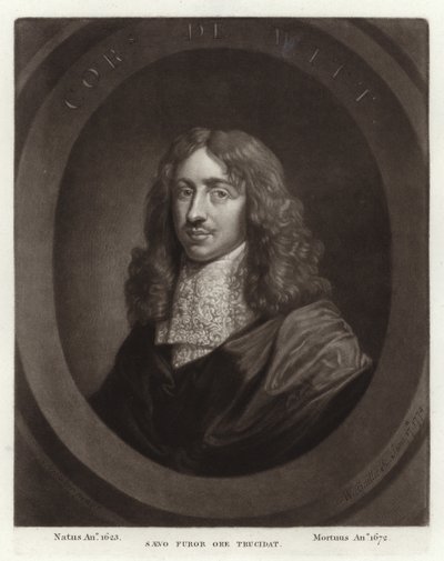 Portræt af Cornelis de Witt af Dutch School