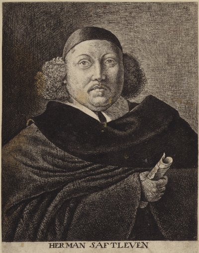 Portræt af Herman Saftleven den Yngre af Dutch School