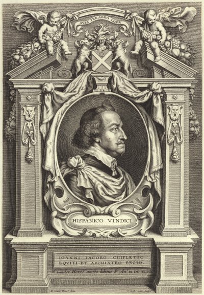Portræt af Jean-Jacques Chifflet af Dutch School