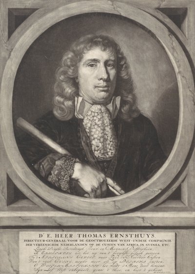 Portræt af Thomas Ernsthuys af Dutch School