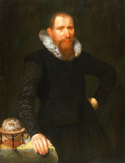 Portræt af en gentleman, begyndelsen af det 17. århundrede af Dutch School