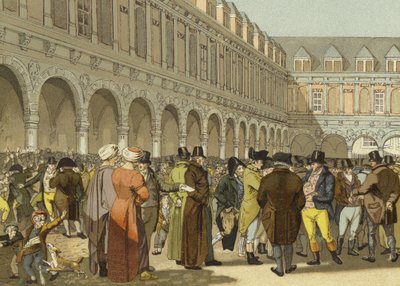 The Great Exchange of Amsterdam, 19th Century  af Dutch School