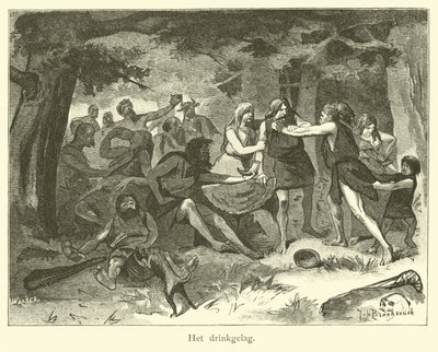 The drinking party  af Dutch School