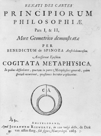Titelblad til René Descartes