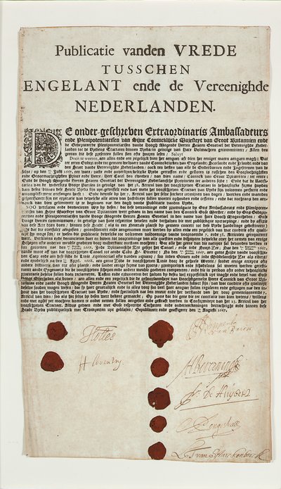 Breda-traktaten af Dutch School