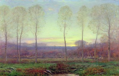 oktober Twilight af Dwight William Tryon
