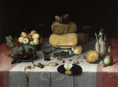 Stilleben med ost, ca. 1615 af Dyck