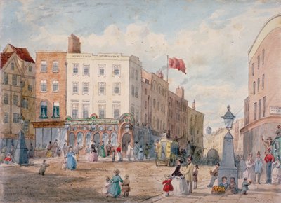 Middle Row, Holborn, London, 1867 af EH Dixon