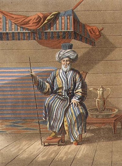 Tartar Elder, graveret af Jegor Skotnikoff (1782-1843) (litho) af E. (after) Karnejeff