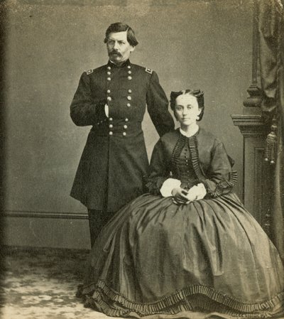 Generalmajor George B. McClellan og hans kone, udgivet af Anthony