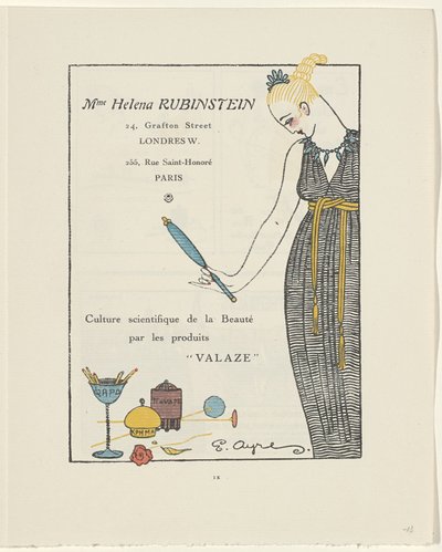 Gazette du Bon Ton, 1914 - Nr. 6, s. IX: Annonce Helena Rubinstein (titel på objekt) af E. Ayres
