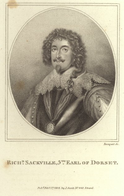 Richard Sackville den 5. jarl af Dorset af E. Bocquet