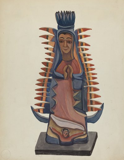 Hovedparten af ​​Jomfruen af ​​Guadalupe, ca. 1936. af E. Boyd