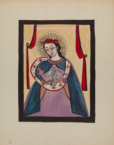 Retabla af Helligånden, ca. 1936. af E. Boyd