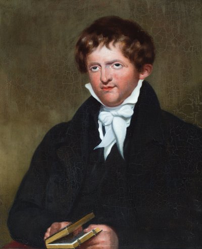 Portræt af pastor Joseph Wolff (olie på lærred) af E. Fancourt
