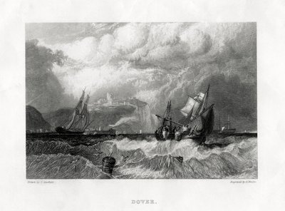 Dover, Kent, 1860 af E. Finden