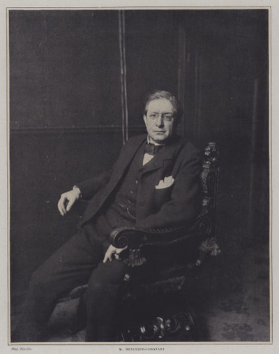 Jean-Joseph Benjamin-Constant, fransk kunstner af E. Fiorillo