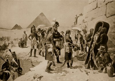 Napoleon i Egypten, illustration fra 