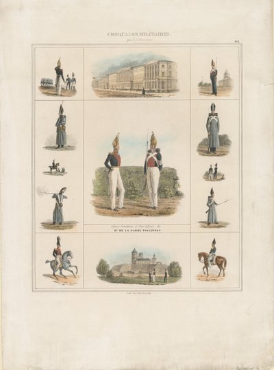 Pavlovsky Guard Regiment, 1840 af E. Gilbertson