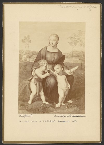 Jomfru og fugl af E. Hufnagel