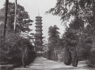 Kew Gardens, ca. 1900 (s/h-foto) af E. J. Wallis