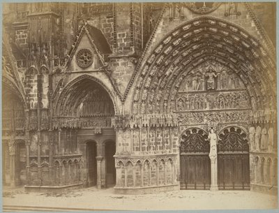 Vestdøren, Bourges af E. Quetier