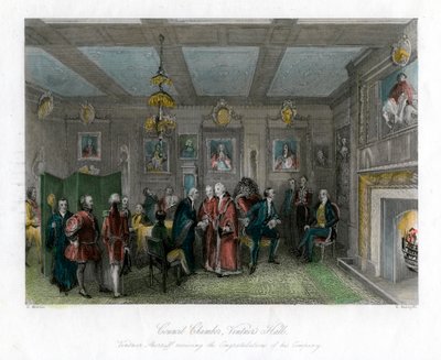 Rådssalen, Vintners Hall, City of London. af E. Redclyffe