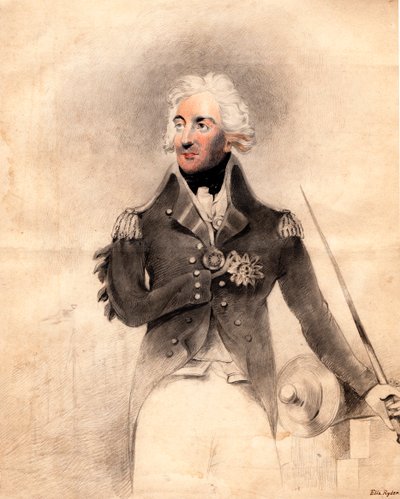 Horatio Nelson 1758-1805, 1. Viscount Nelson, 1837. af E Ryder