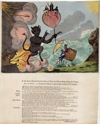 Til Hans Kongelige Højhed Frederick Duke of York, denne plade af Satan, der har magtens overvægt; eller Bounaparte