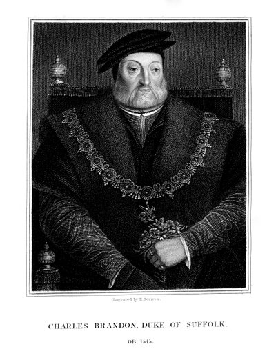 Charles Brandon, 1. hertug af Suffolk, 1824. af E. Scriven