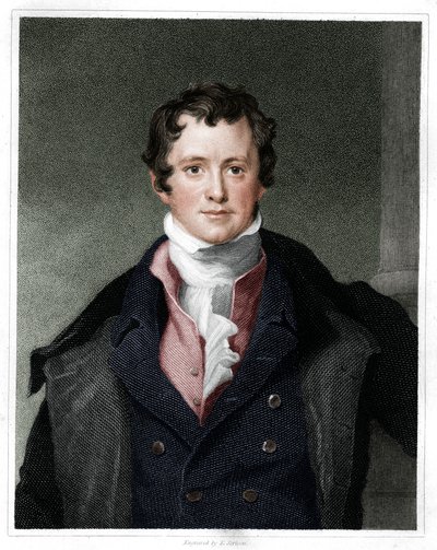 Humphry Davy, engelsk kemiker, 1833 af E. Scriven
