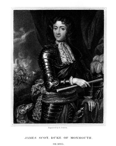 James Scott, 1. hertug af Monmouth, anerkendt af nogle som James II af England, 1826. af E. Scriven