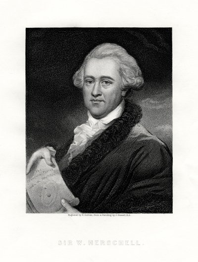 Sir Wilhelm Friedrich Herschel, tyskfødt britisk astronom og komponist, 1800-tallet. af E. Scriven