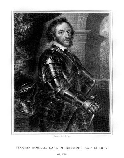 Thomas Howard, jarl af Arundel og Surrey, fremtrædende engelsk hofmand, 1823. af E. Scriven