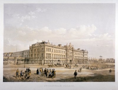 Buckingham Palace, London, 1852 af E Walker