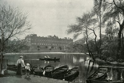 Buckingham Palace, c1897 af E. and S. Woodbury
