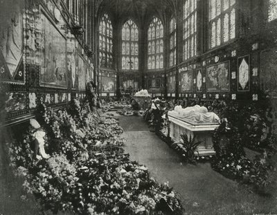 Begravelse af H.R.H. Hertugen af Clarence, januar 1892, c1897 af E. and S. Woodbury
