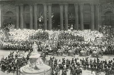 Ceremonien i St. Pauls, London, 1897 af E. and S. Woodbury