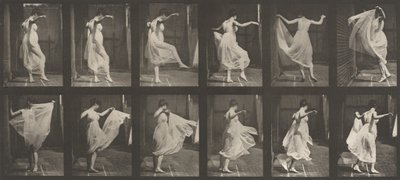 Tallerken nummer 188. Dancing fancy, 1887. af Eadweard Muybridge