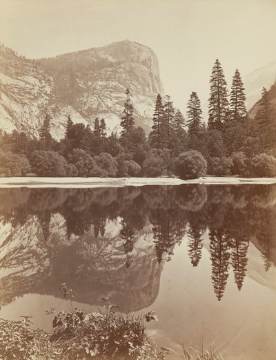 Mirror Lake, Yosemite Valley,1872 (foto) af Eadweard Muybridge